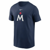 Minnesota Twins Large Logo MLB T-Shirt Navy - Taass near me