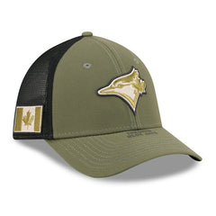 Toronto Blue Jays 2026 MLB Armed Forces 39THIRTY M-Crown Flex Cap Olive - Taass online