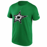 Dallas Stars Primary Logo NHL T-Shirt Green - Taass for sale