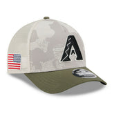 Arizona Diamondbacks 2025 MLB Armed Forces 9FORTY M-Crown A-Frame Snapback Cap - Taass US