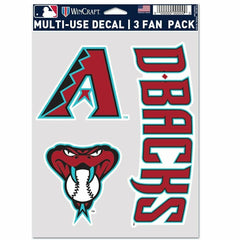 Arizona Diamondbacks Multi-Use MLB Decals Set (3 Pcs.) - Taass online