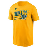 Oakland Athletics MLB Cooperstown Nike Cotton T-Shirt Yellow - Taass online