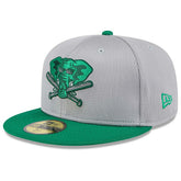 Athletics Colorway 2025 MLB Batting Practice 59FIFTY Fitted Cap Gray - Taass sale