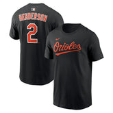 Gunnar Henderson #2 Baltimore Orioles Player MLB T-Shirt Black - Taass US