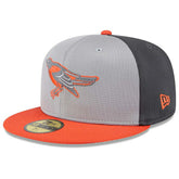 Baltimore Orioles Colorway 2025 MLB Batting Practice 59FIFTY Fitted Cap Gray - Taass discount