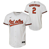 Gunnar Henderson #2 Baltimore Orioles Nike Replica MLB Jersey White (YOUTH) - Taass for sale