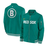 Boston Red Sox City Connect 2026 MLB Authentic Dugout Bomber Jacket Green - Taass online