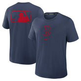Boston Red Sox Early Work 2025 MLB Authentic Nike Tri-Blend T-Shirt Navy - Taass online