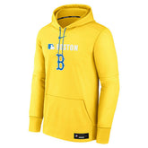 Boston Red Sox Alternate 2025 MLB Authentic Performance Therma Hoodie Yellow - Taass for sale