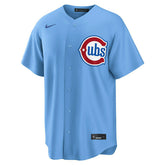 Chicago Cubs Replica Alternate 2 MLB Jersey Blue - Taass for sale