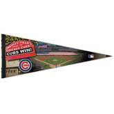 Chicago Cubs Wrigley Field Stadium Premium MLB Pennant - Taass online