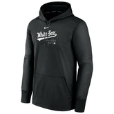Chicago White Sox 2024 MLB Authentic Practice Nike Therma Hoodie Black - Taass online