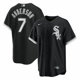Tim Anderson #7 Chicago White Sox Nike MLB Jersey Black - Taass for sale