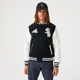 Chicago White Sox Varsity New Era MLB Jacket Black - Taass US
