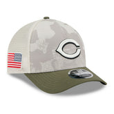 Cincinnati Reds 2025 MLB Armed Forces 9FORTY M-Crown A-Frame Snapback Cap - Taass discount