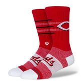 Cincinnati Reds Closer Stance MLB Crew Socks - Taass near me