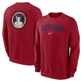 Cleveland Guardians City Connect 2-Hit Club Crew Pullover Red - Taass discount