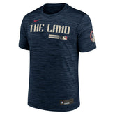 Cleveland Guardians City Connect 2026 MLB Authentic Velocity T-Shirt Navy - Taass US