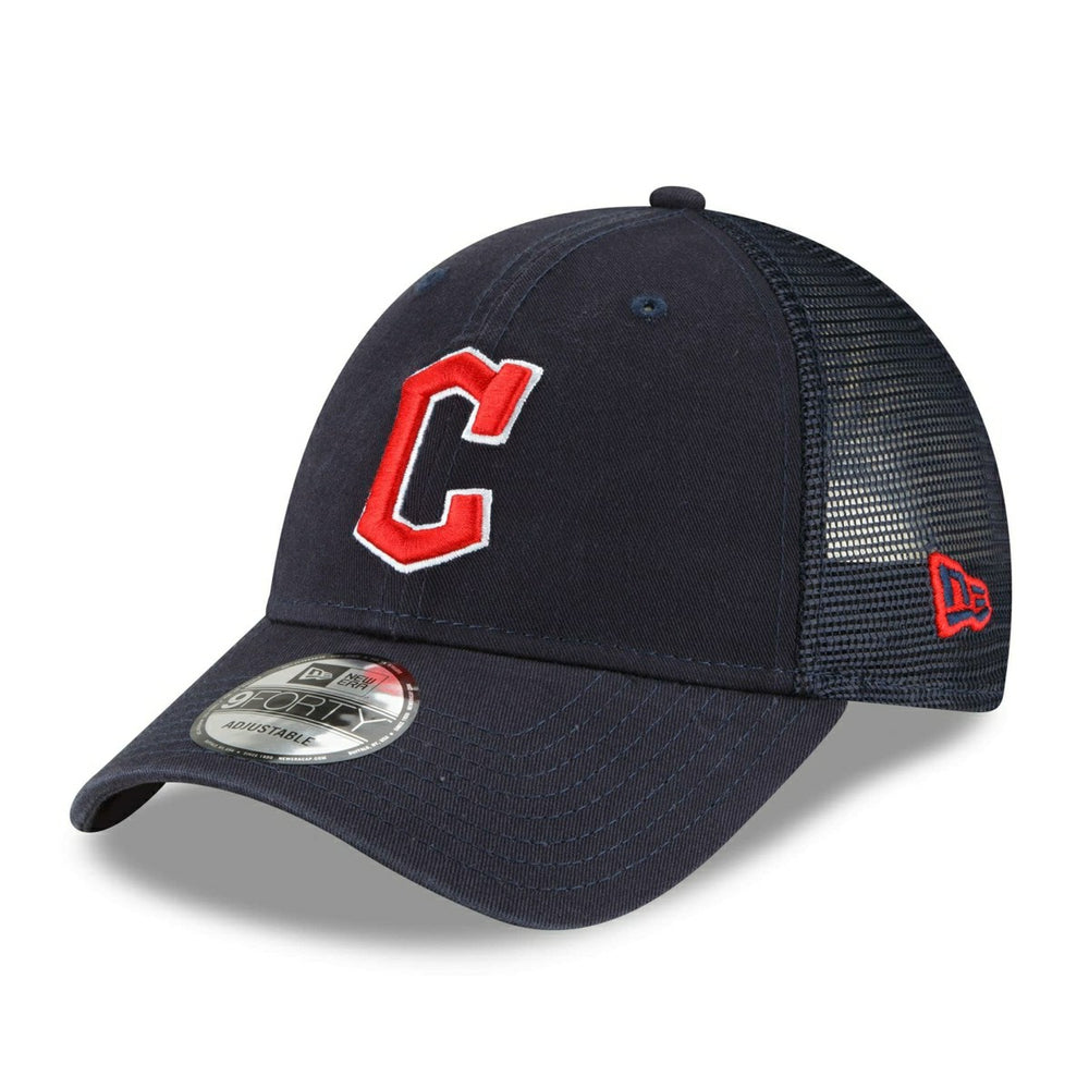 Cleveland Guardians Basic 9FORTY Trucker MLB Cap Navy - Taass near me