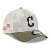 Cleveland Guardians 2025 MLB Armed Forces 9FORTY M-Crown A-Frame Snapback Cap - Taass US