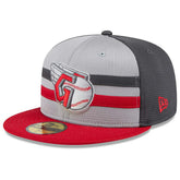 Cleveland Guardians Colorway 2025 MLB Batting Practice 59FIFTY Fitted Cap Gray - Taass sale