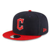 Cleveland Guardians Basic Logo New Era 9FIFTY MLB Snapback Cap - Taass discount