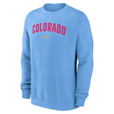 Colorado Rockies City Connect 2-Hit Club Crew Pullover Blue - Taass discount