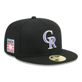 Colorado Rockies 2025 MLB Hall of Fame 59FIFTY Fitted Cap Black - Taass for sale