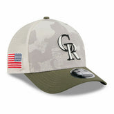 Colorado Rockies 2025 MLB Armed Forces 9FORTY M-Crown A-Frame Snapback Cap - Taass online