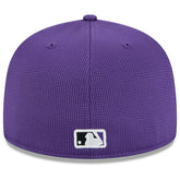 Colorado Rockies 2025 MLB Spring Training 59FIFTY Fitted Cap Purple - Taass US