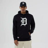 Detroit Tigers Team Logo New Era MLB Hoodie Navy - Taass discount