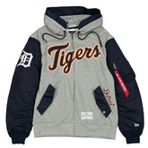 Detroit Tigers Alpha Industries MA-1 MLB Full-Zip Fleece Jacket - Taass near me