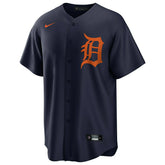 Detroit Tigers Nike MLB Alternate Road Jersey Navy - Taass online