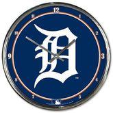 Detroit Tigers WinCraft Chrome MLB Wall Clock - Taass sale