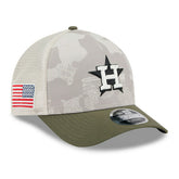 Houston Astros 2025 MLB Armed Forces 9FORTY M-Crown A-Frame Snapback Cap - Taass near me