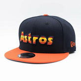Houston Astros Cooperstown Wordmark New Era 9FIFTY Snapback MLB Cap - Taass near me