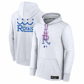 Kansas City Royals City Connect 2026 MLB Authentic Therma Hoodie White - Taass sale