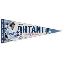 Shohei Ohtani Los Angeles Dodgers Milestone Premium MLB Pennant - Taass for sale