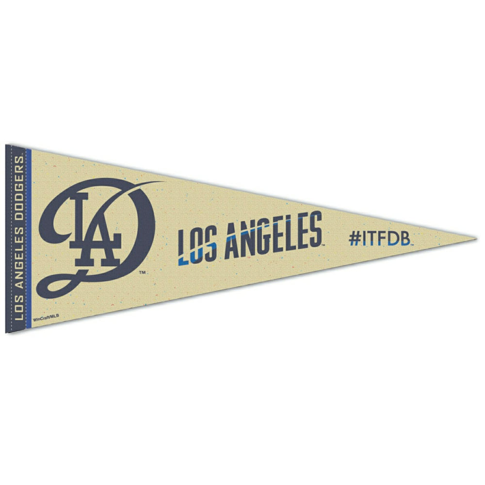Los Angeles Dodgers City Connect Premium MLB Pennant - Taass sale