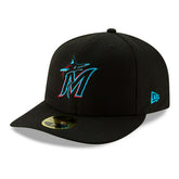Miami Marlins Authentic New Era Low Profile 59FIFTY MLB Cap Game - Taass for sale