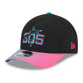 Miami Marlins MLB City Connect 9FORTY M-Crown Snapback Cap Black - Taass online