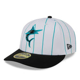 Miami Marlins 2025 MLB Batting Practice New Era Low Profile 59FIFTY Fitted Cap - Taass sale