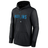 Miami Marlins 2023 MLB Authentic Pregame Nike Therma Hoodie - Taass sale