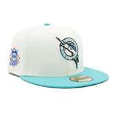 Florida Marlins League Patch Cooperstown New Era 59FIFTY Fitted MLB Cap - Taass for sale