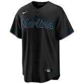 Miami Marlins Nike MLB Alternate Jersey Black - Taass near me