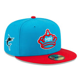 Miami Marlins MLB Authentic City Connect New Era 59FIFTY Fitted Cap - Taass discount