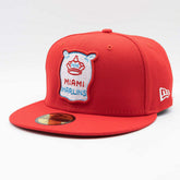 Miami Marlins City Connect 59FIFTY Fitted MLB Cap Red - Taass US