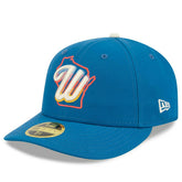 Milwaukee Brewers MLB Authentic City Connect Low Profile 59FIFTY Fitted Cap Blue - Taass sale