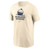 Milwaukee Brewers City Connect Secondary MLB T-Shirt Natural - Taass sale