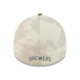 Milwaukee Brewers 2025 MLB Armed Forces New Era 39THIRTY Flex Cap - Taass discount